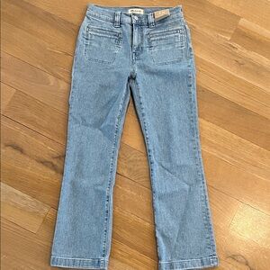 Madewell Women's Mid-Rise Kick Out Jeans 26 NWT